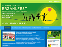 Tablet Screenshot of die-welt-erzaehlt.de